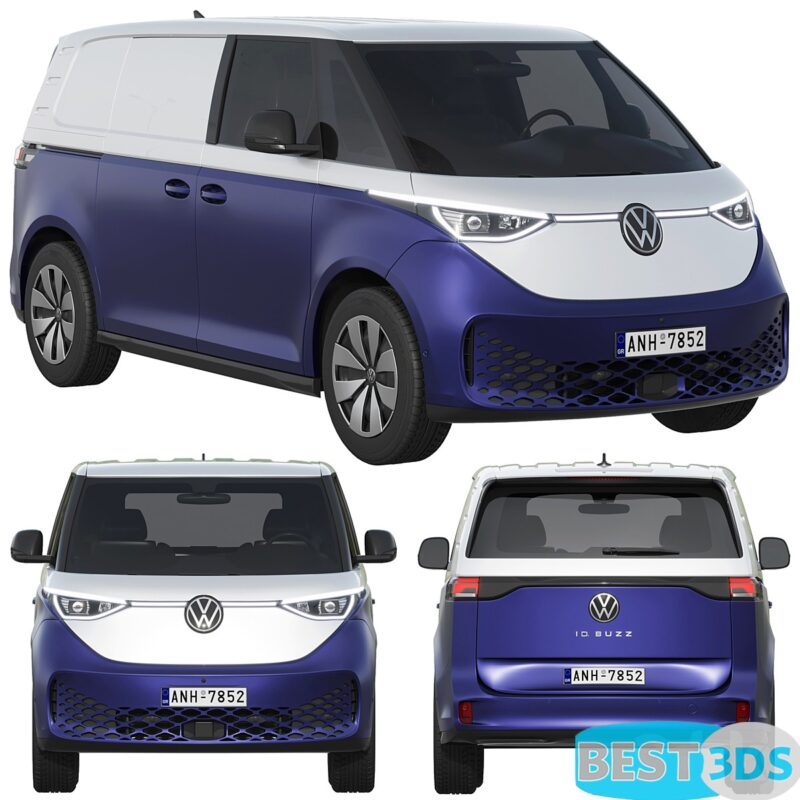 Volkswagen ID Buzz Cargo 3D Model