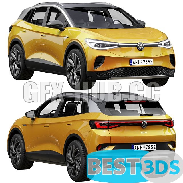 Volkswagen ID4 3D Model
