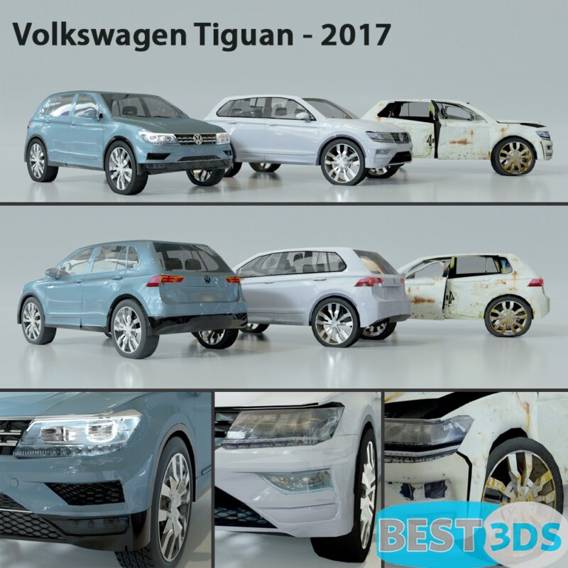 Volkswagen-tiguan 3D Model