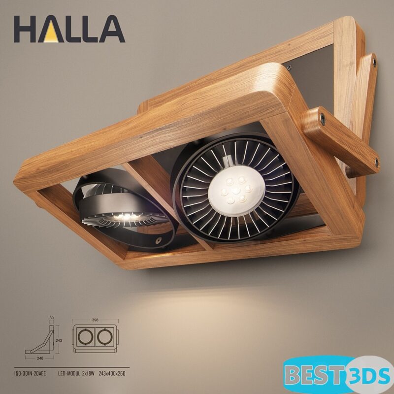 Applique murale – Wall lamp Halla Arbo