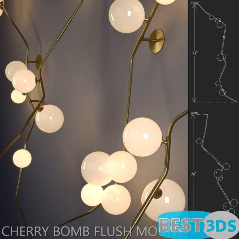 Applique murale – Wall lamps Cherry Bomb Flush Mount