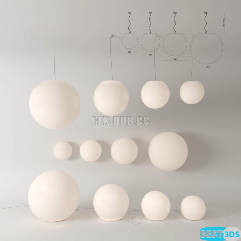 Appliques murales Set 1