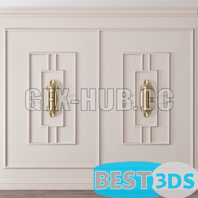 Applique murale – Wall molding 6