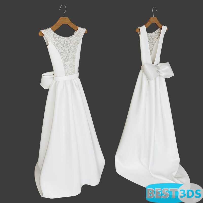 Robe de mariée suspendue