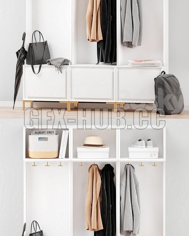 Console d’entrée West Elm — Nolan (set)