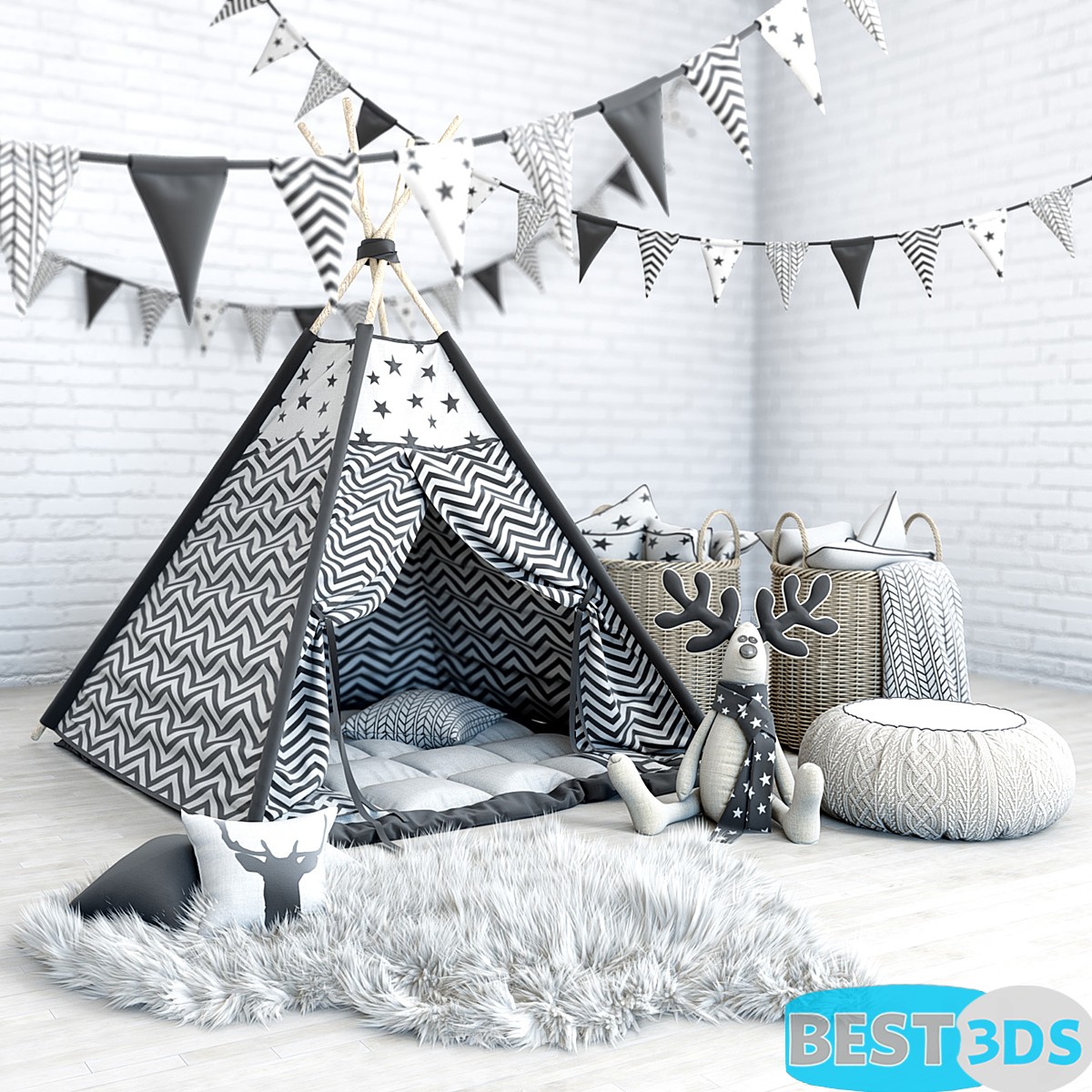 Pack model 3D- Equipement D'enfant – Image 3