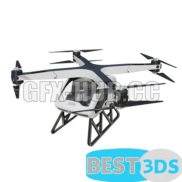 Air Taxi 3D Model