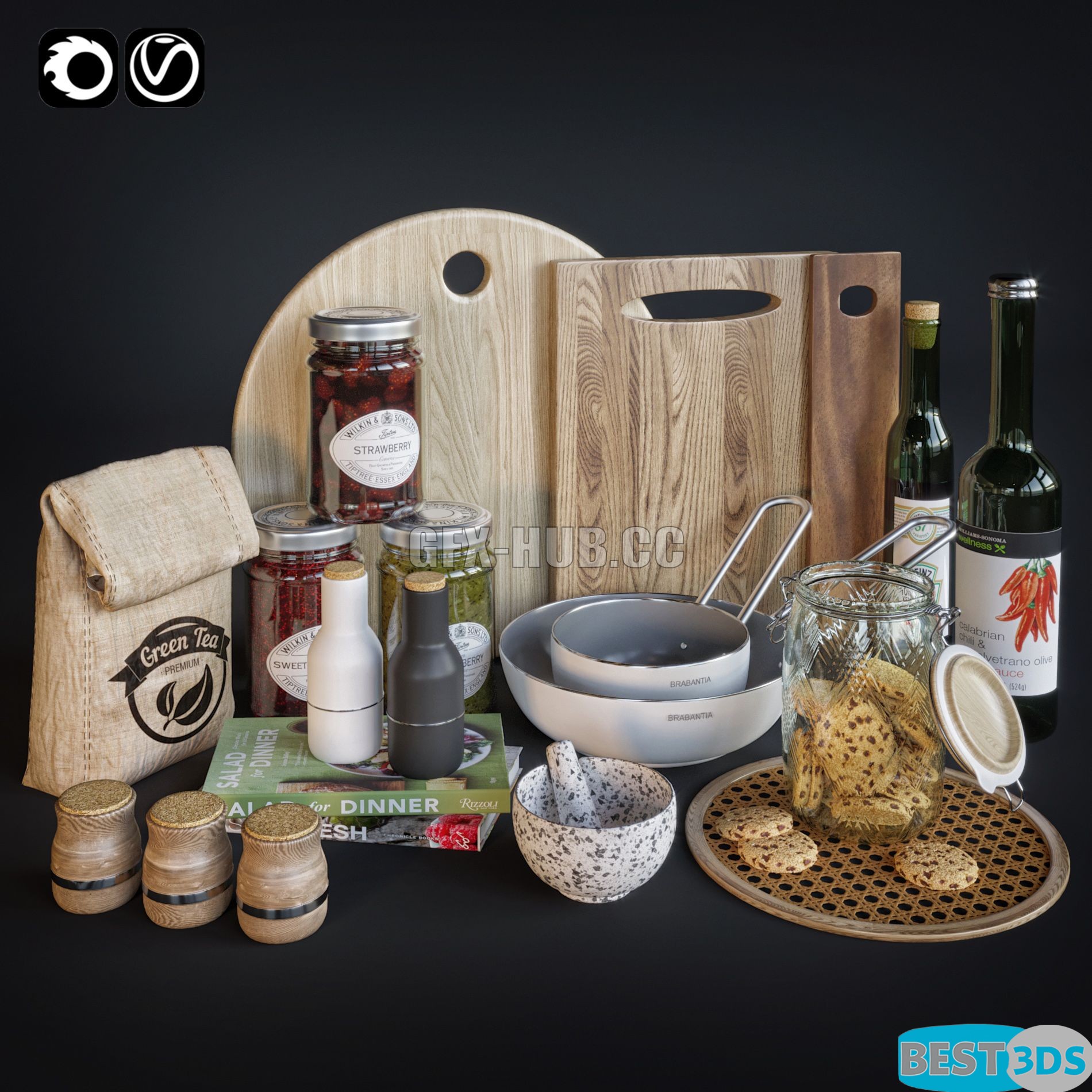 Pack model 3D- Accessoires de Cuisine – Image 31