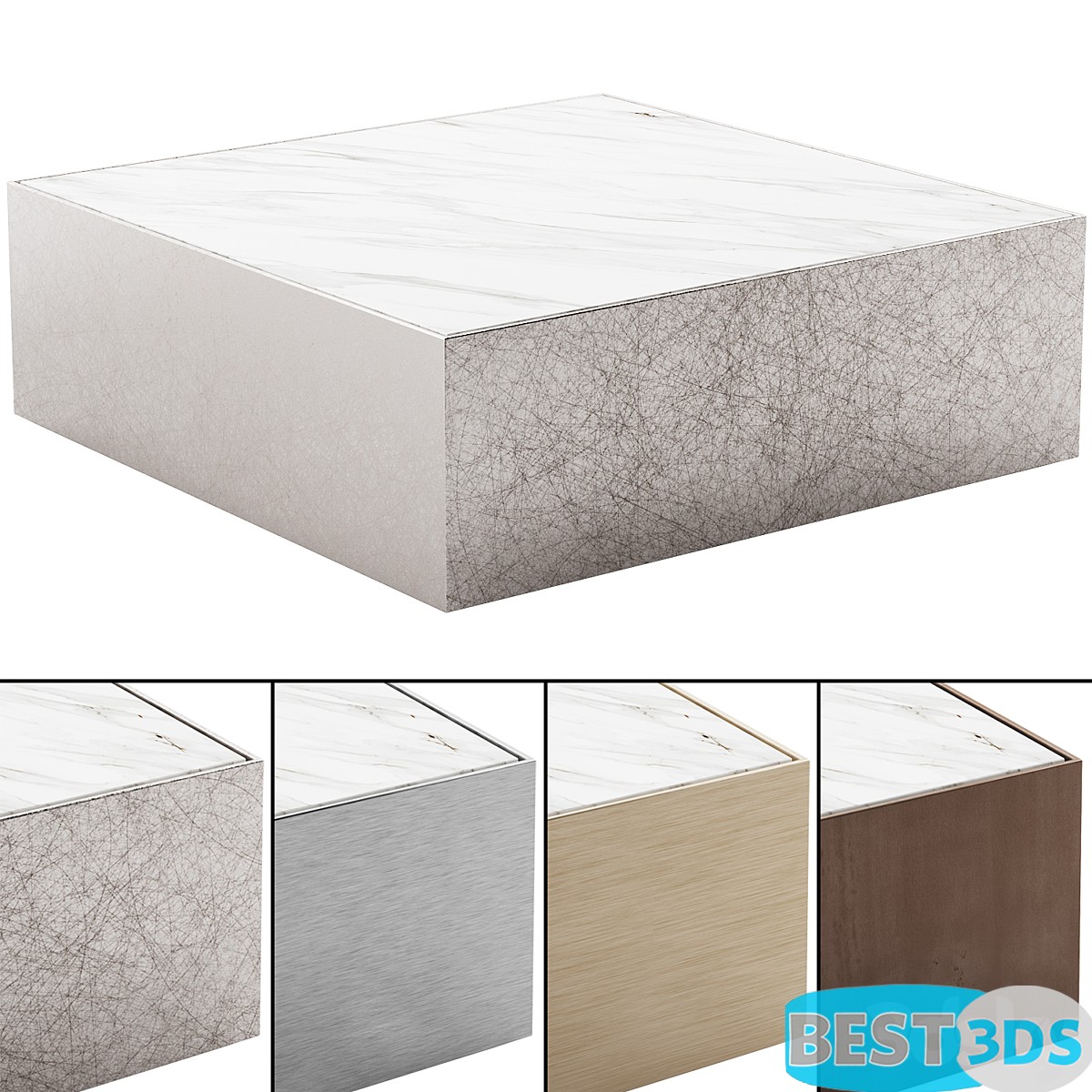 Table basse en marbre Ballot - Phase