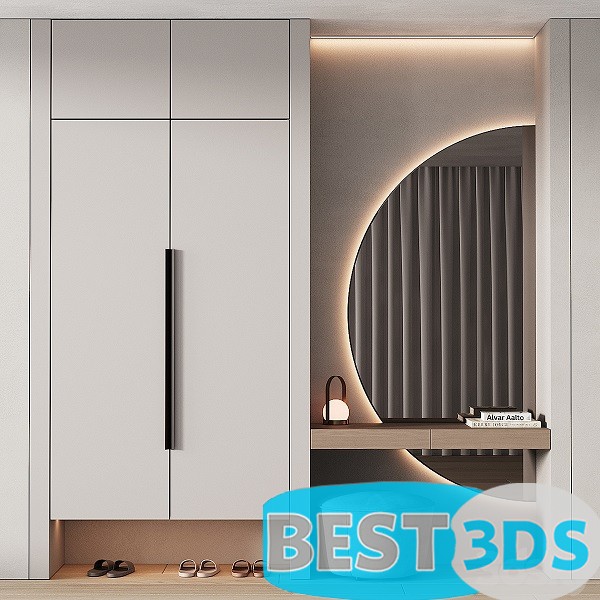 Miroir Demi-Rond Couloir 07
