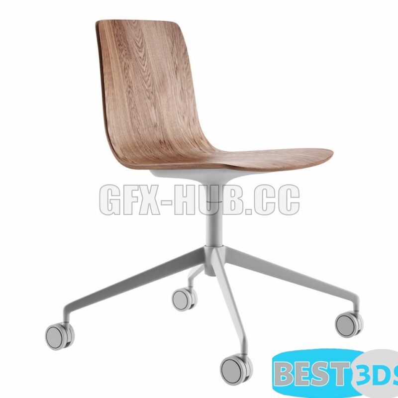 Chaise Pivotante Arper Aava