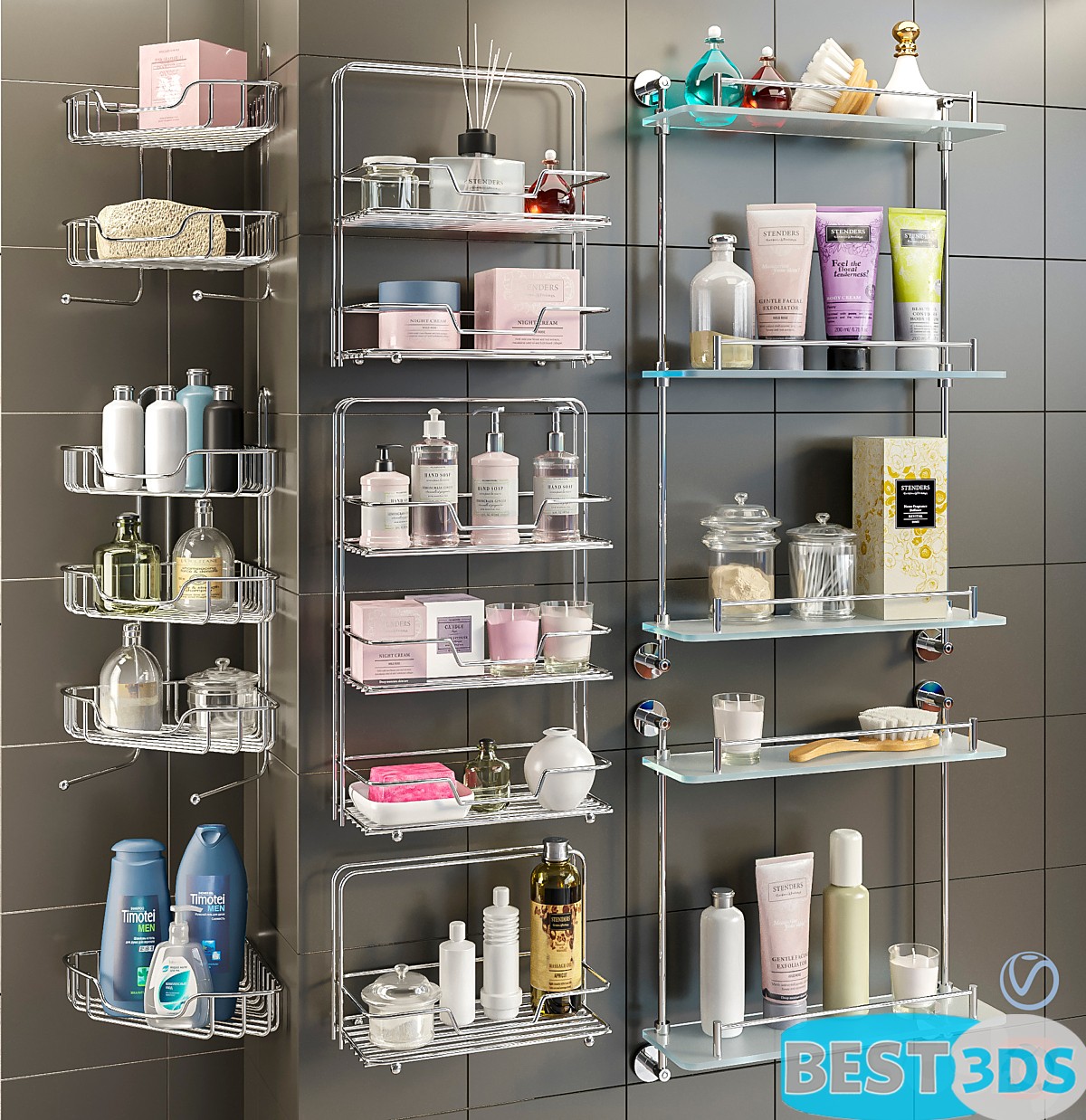 Pack model 3D- Accessoires de salle de bain – Image 3