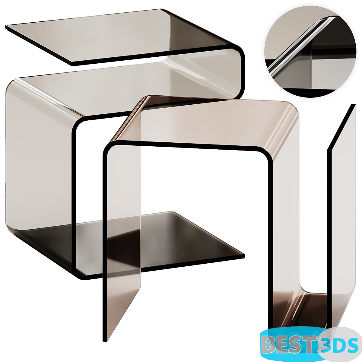 Table d’appoint Allred – Metro Lane