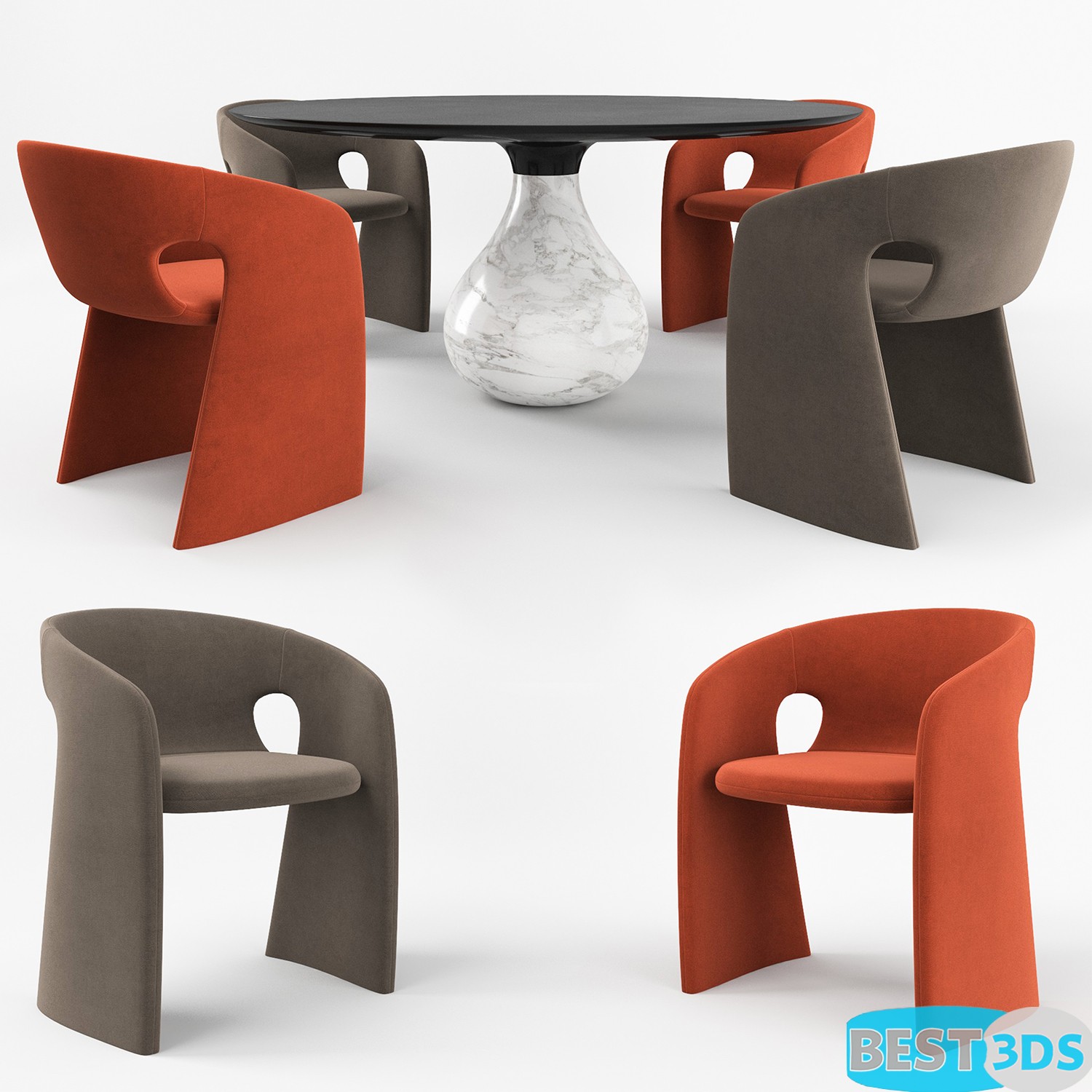 Pack model 3D- Tables Et Chaises – Image 195