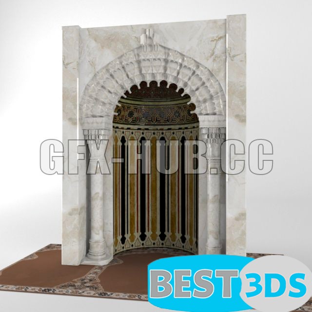 Mihrab islamique décoratif