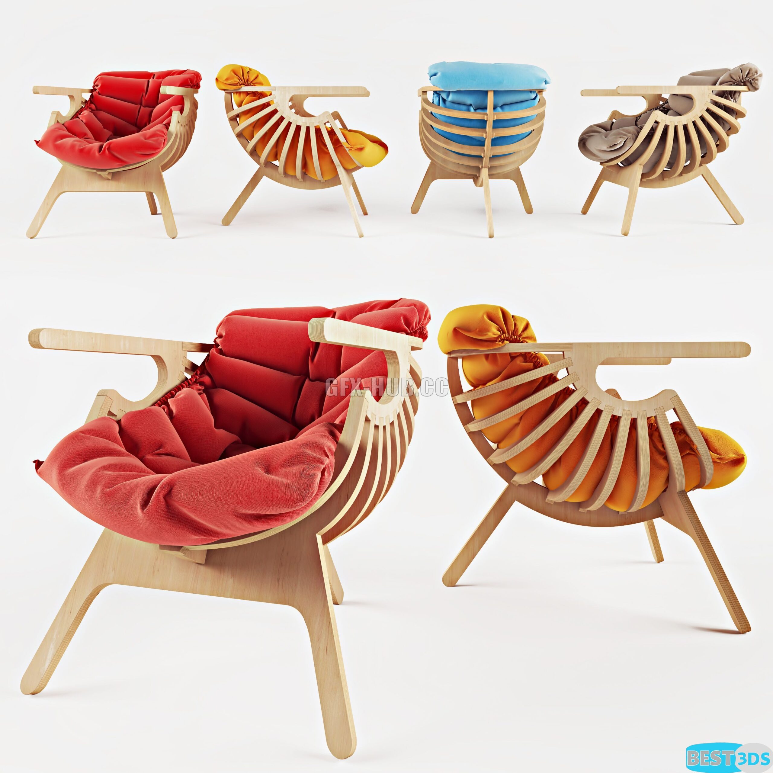 Pack model 3D- Chaise – Image 400