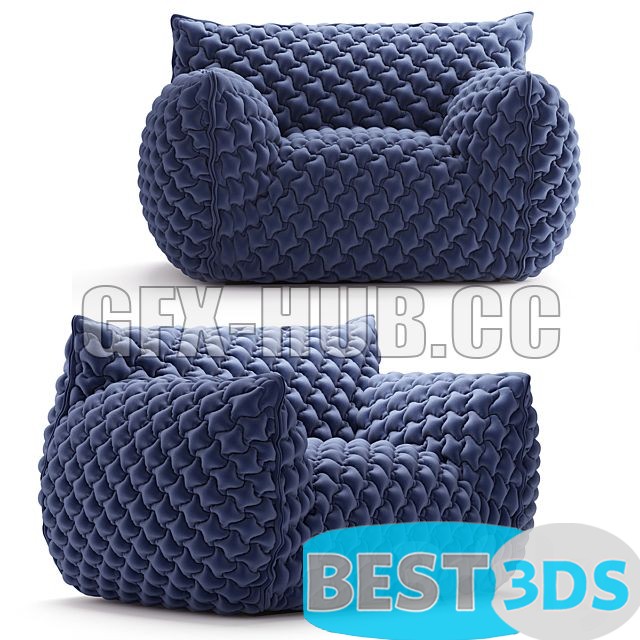 Pack model 3D- Sièges Moelleux – Image 12