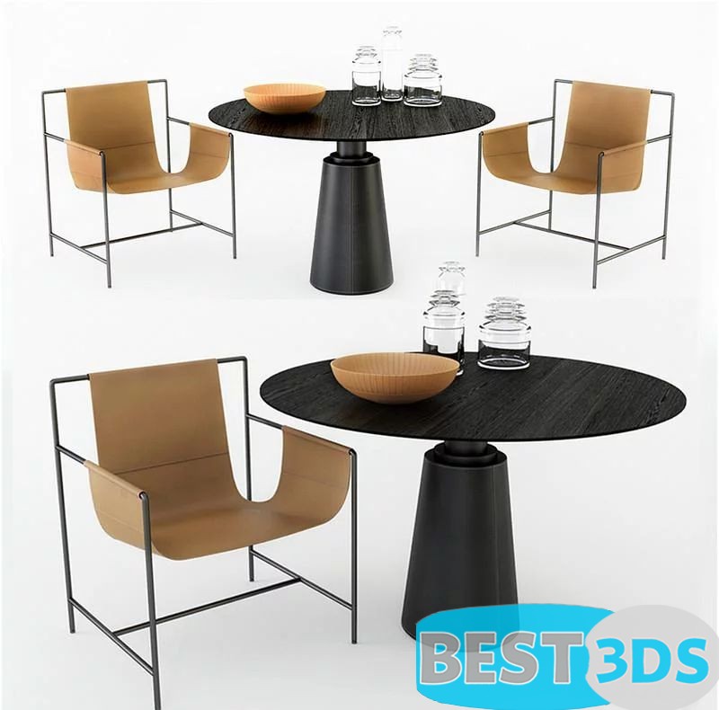 Armchair POLTRONA - Ensemble Table et Chaises Moderne