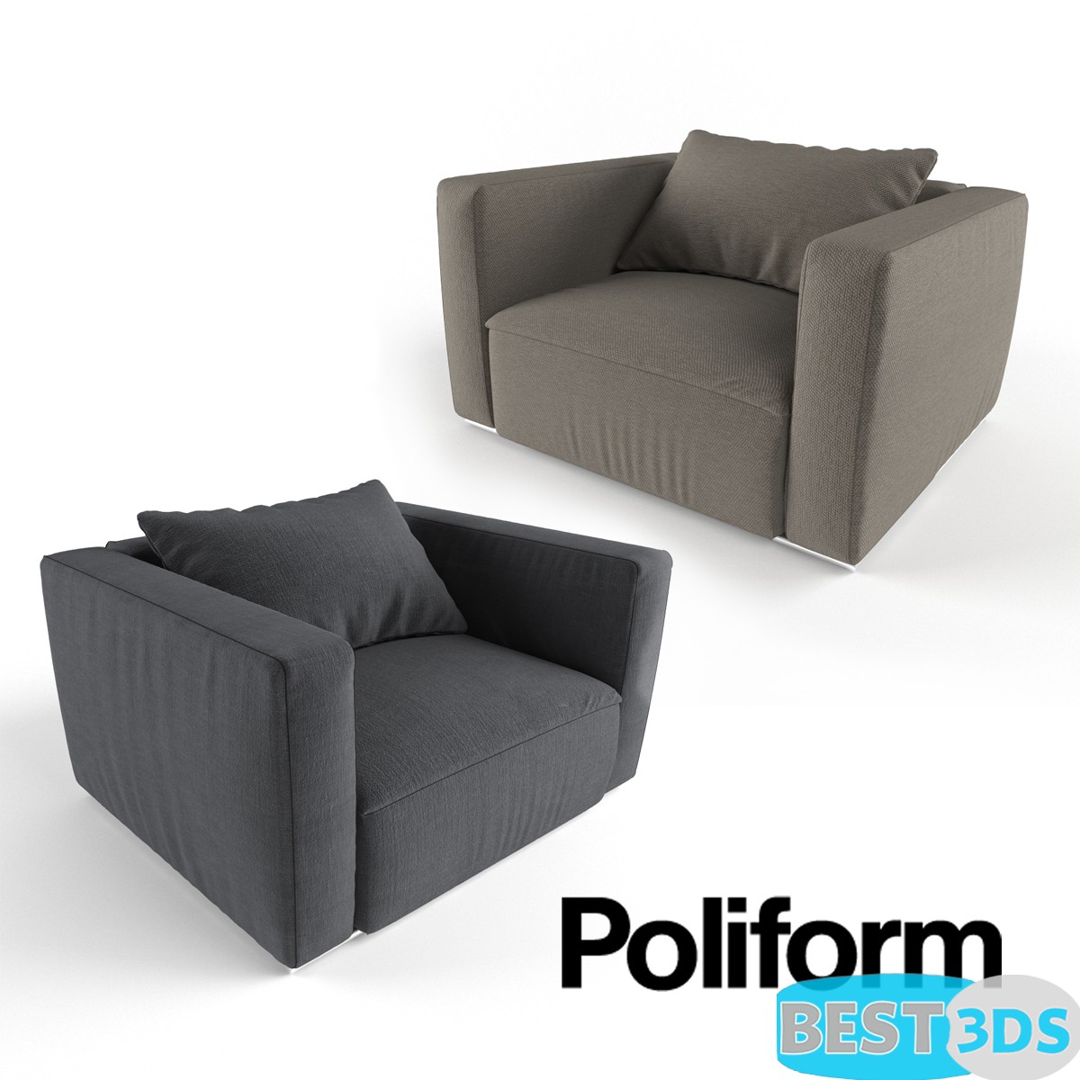 Pack model 3D- Canapé – Image 349
