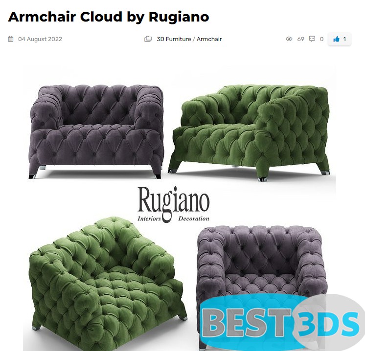 Fauteuil Cloud – Rugiano