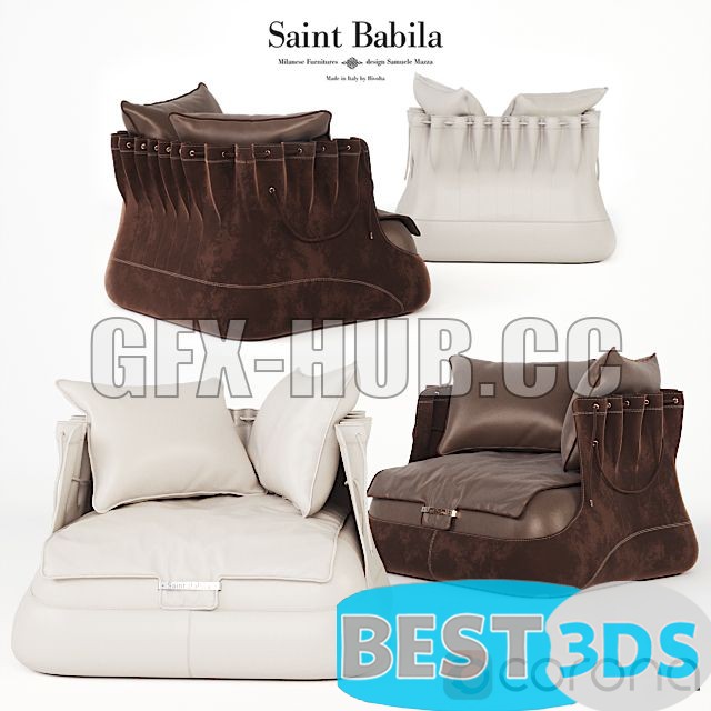 Pack model 3D- Sièges Moelleux – Image 13