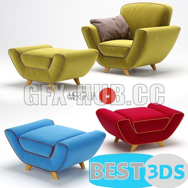Pack model 3D- Chaise – Image 414
