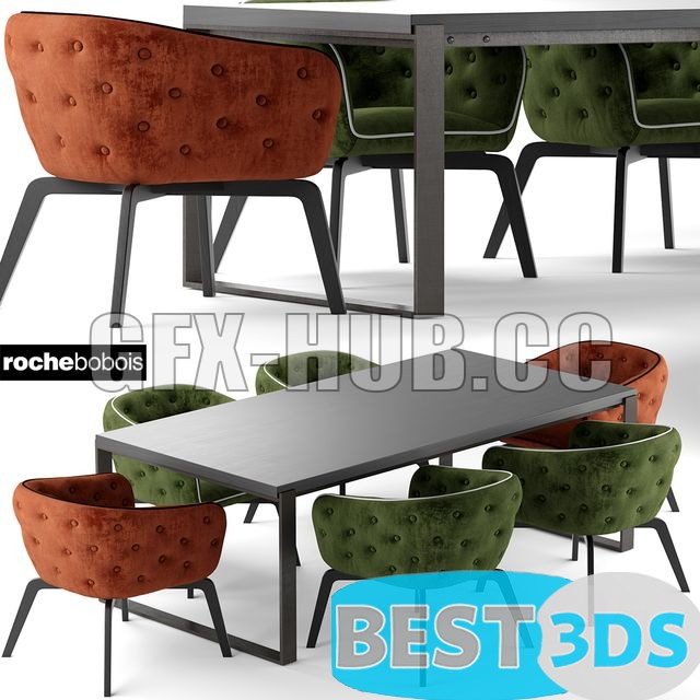 Pack model 3D- Tables Et Chaises – Image 192