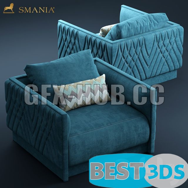 Pack model 3D- Sièges Moelleux – Image 15