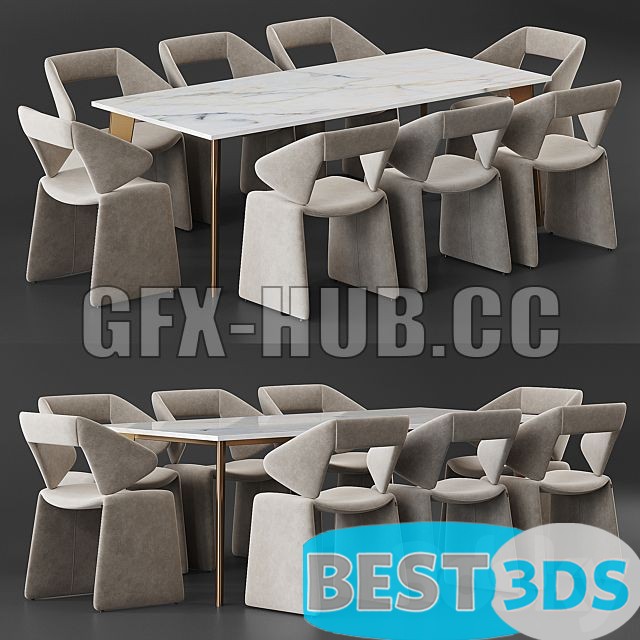 Artifort Suit - Ensemble Table et Chaises Moderne