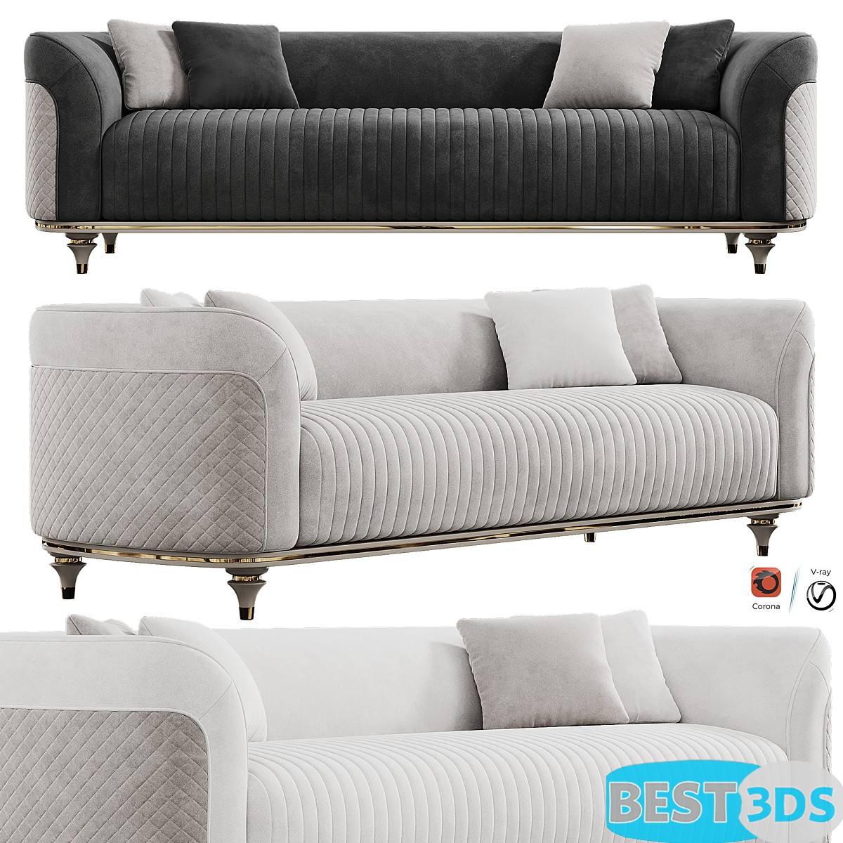 Pack model 3D- Canapé – Image 345