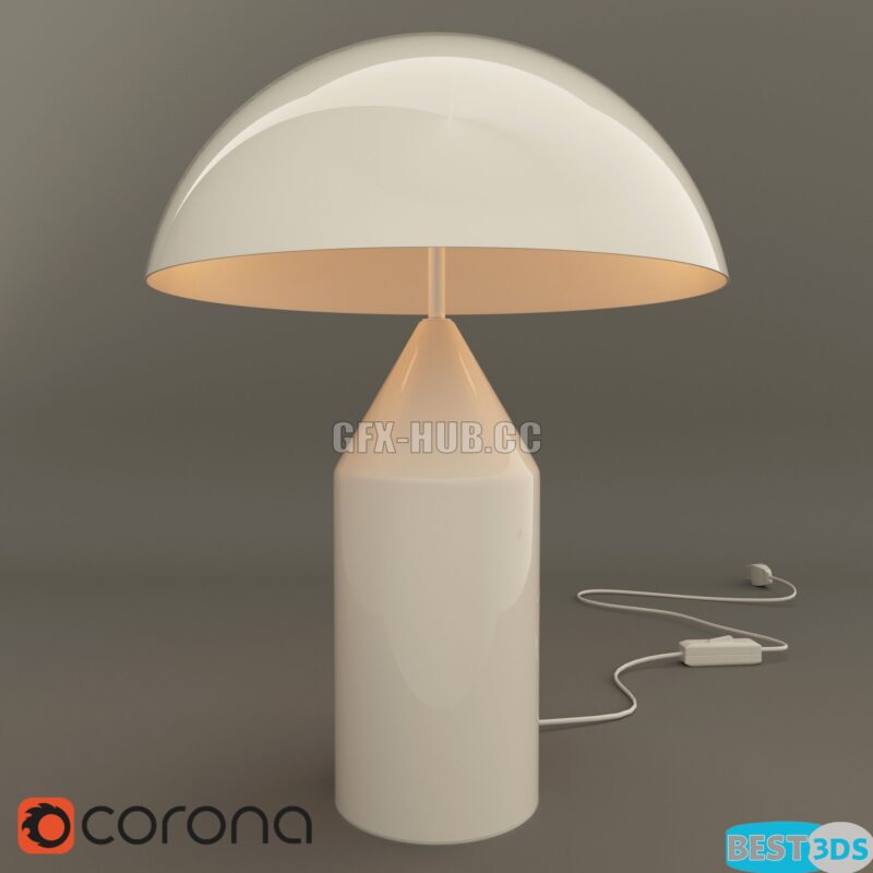 Atollo de table Lampe