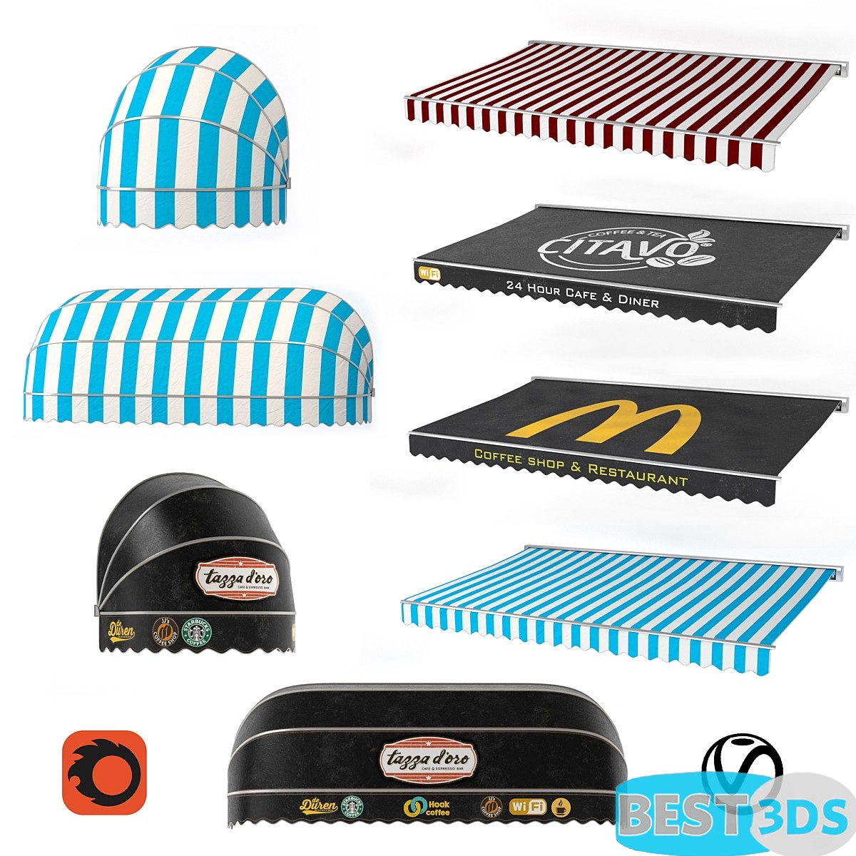 Pack model 3D- Rideau – Image 4