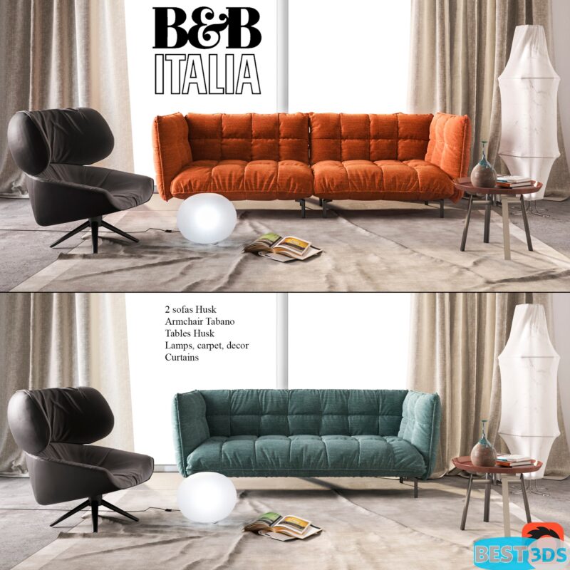 Canapé Husk – B&B Italia