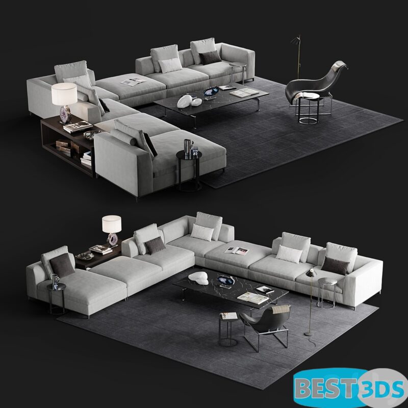 Set de canapés Club – B&B Michel