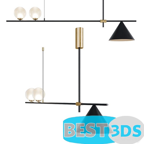Pack model 3D- Eclairage De Plafond – Image 222