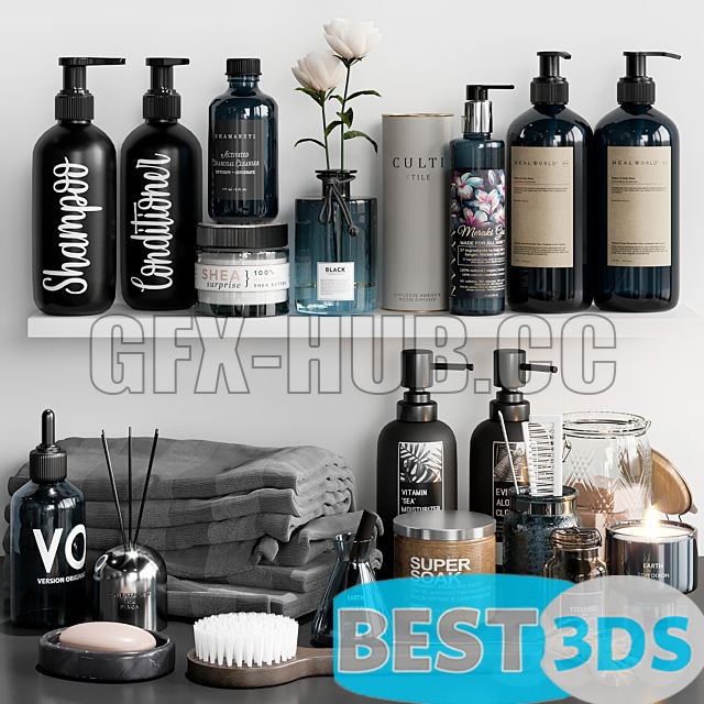Pack model 3D- Accessoires de salle de bain – Image 16