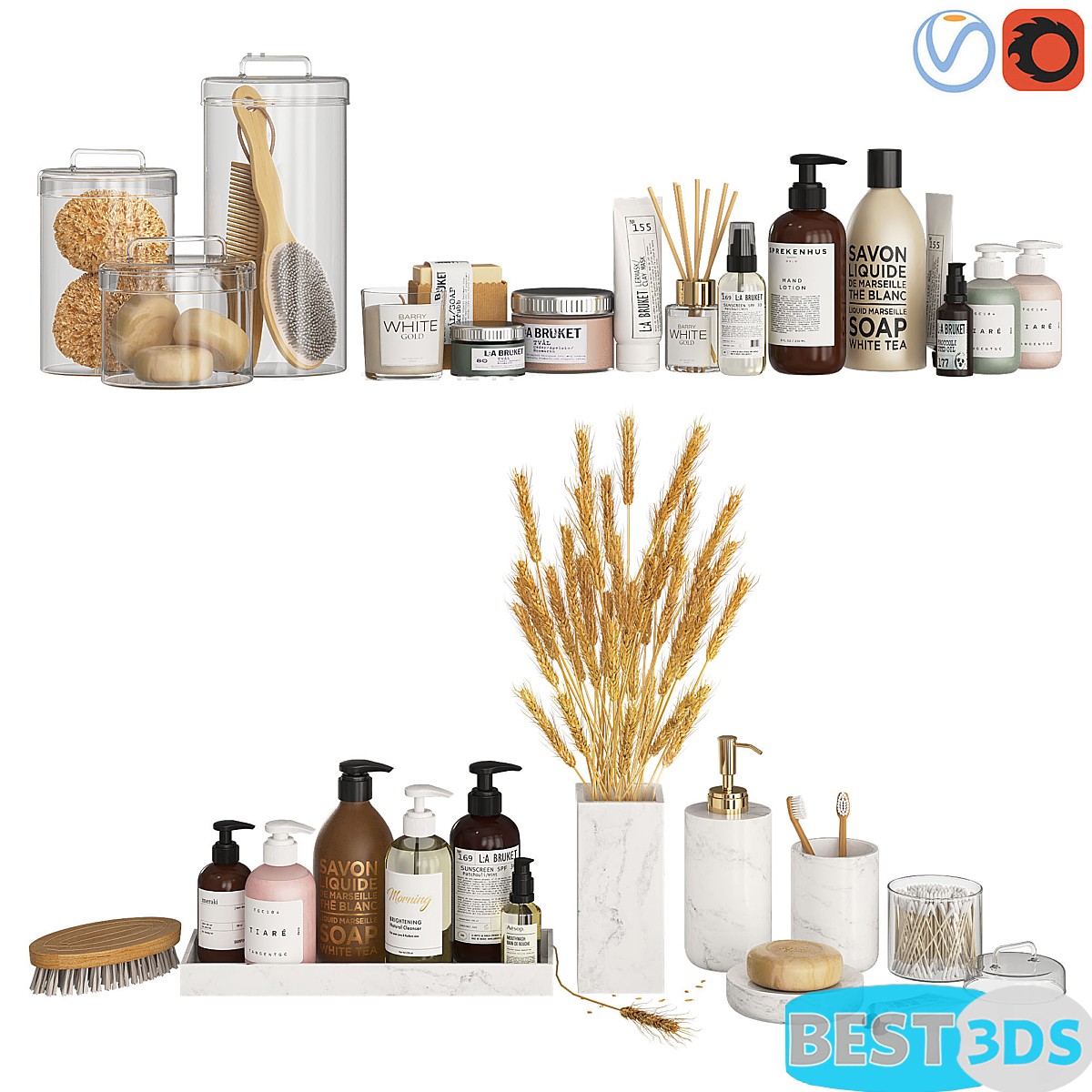 Pack model 3D- Accessoires de salle de bain – Image 25