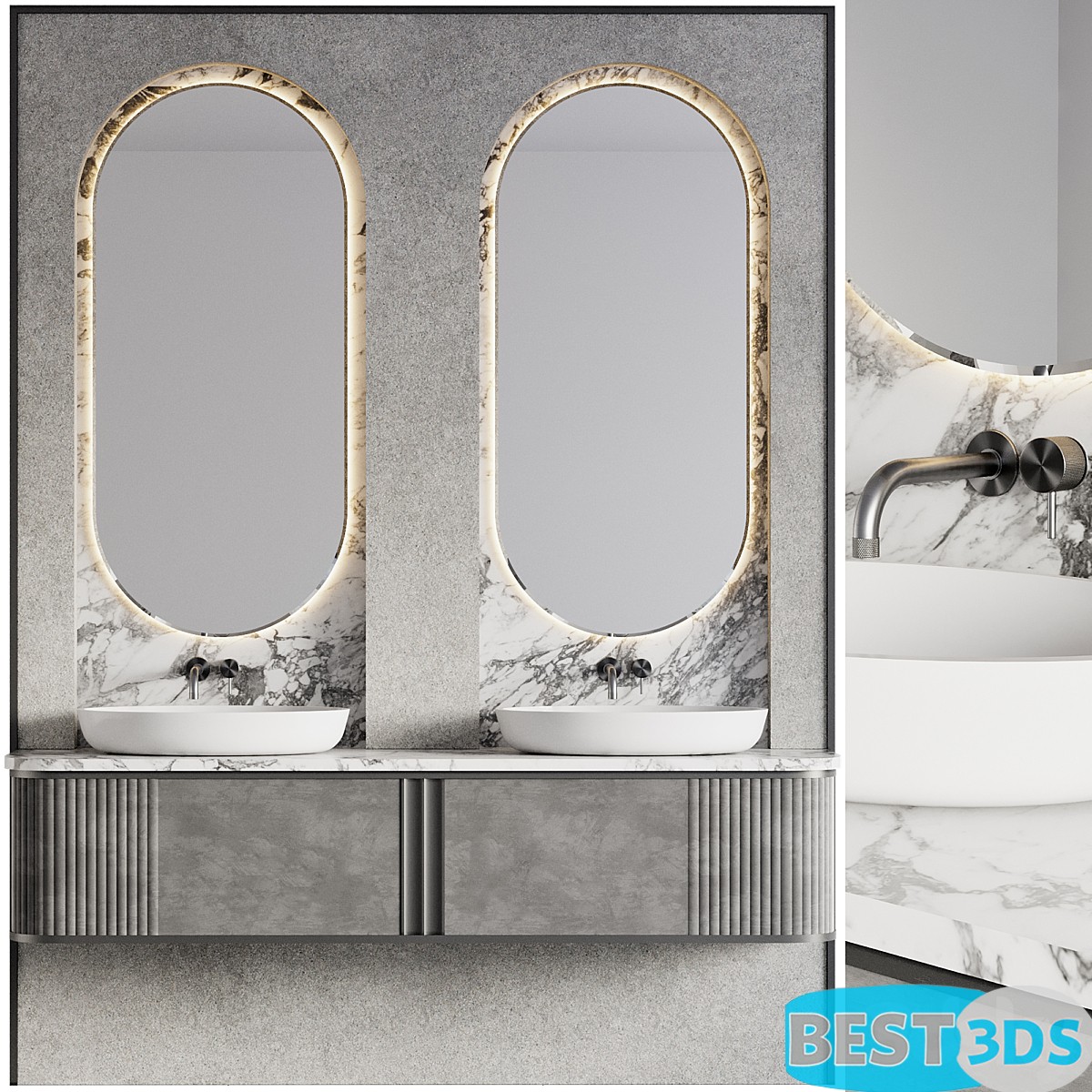 Pack model 3D- Lavabo – Image 14