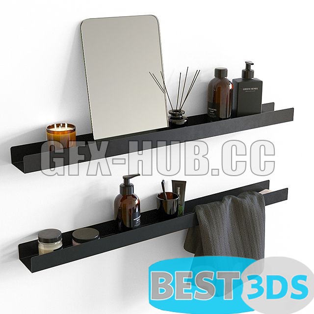 Pack model 3D- Accessoires de salle de bain – Image 33