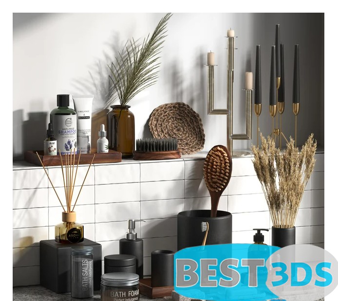 Pack model 3D- Accessoires de salle de bain – Image 29