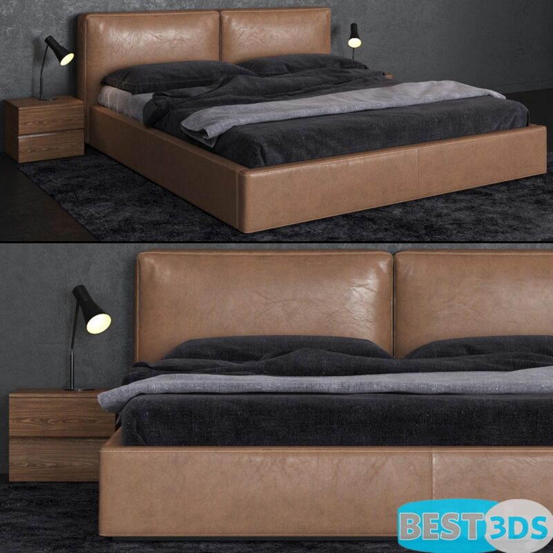Lit Moderne Nicoline Letti SOFT CONTENITORE