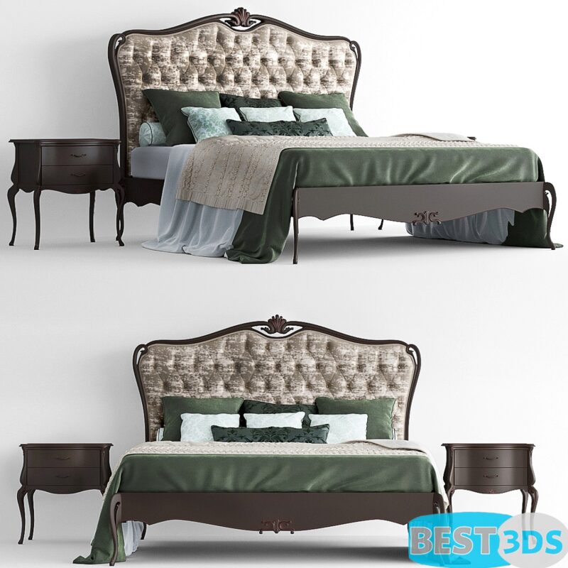 Bed Valpolicella Giorgio Casa - Modèle 3D Optimisé
