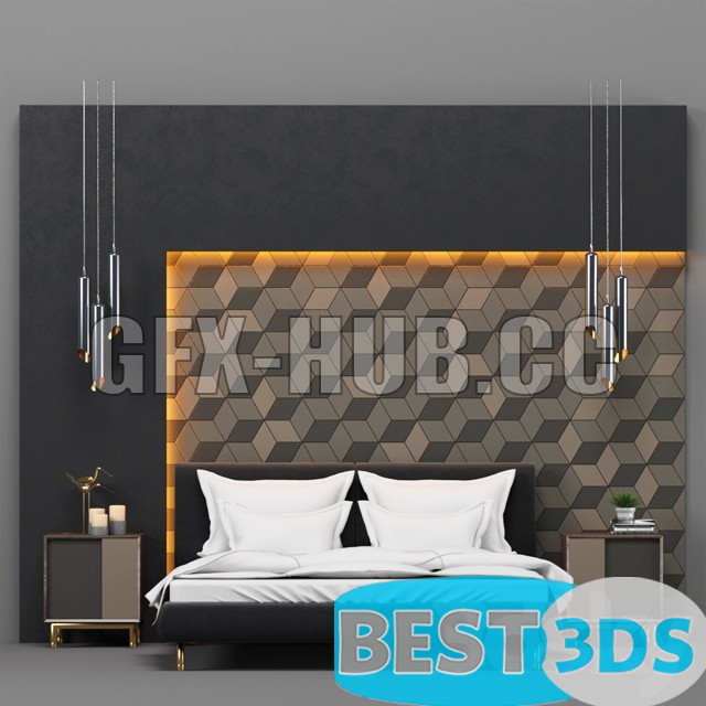 Bedroom 7 - Modèle 3D Optimisé