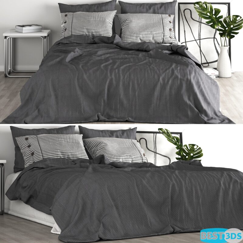 Bedroom set 14 - Modèle 3D Optimisé
