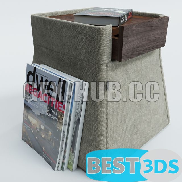 Table de chevet Leon – Flou