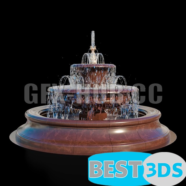 Fontaine décorative en pierre