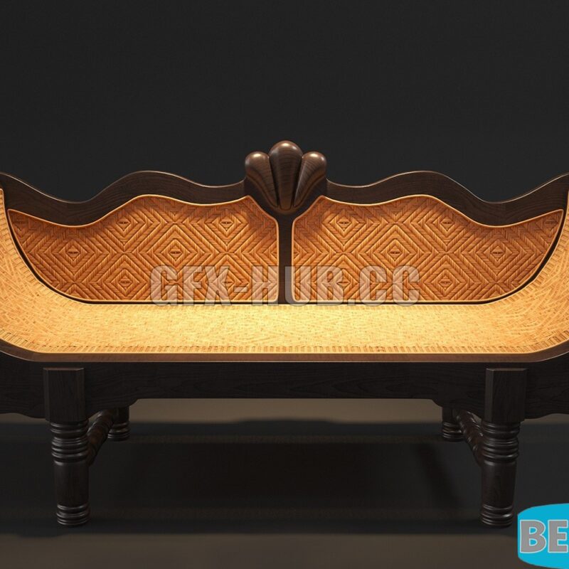 Modèle 3D optimisé - Bench NguyenMinhKhoa