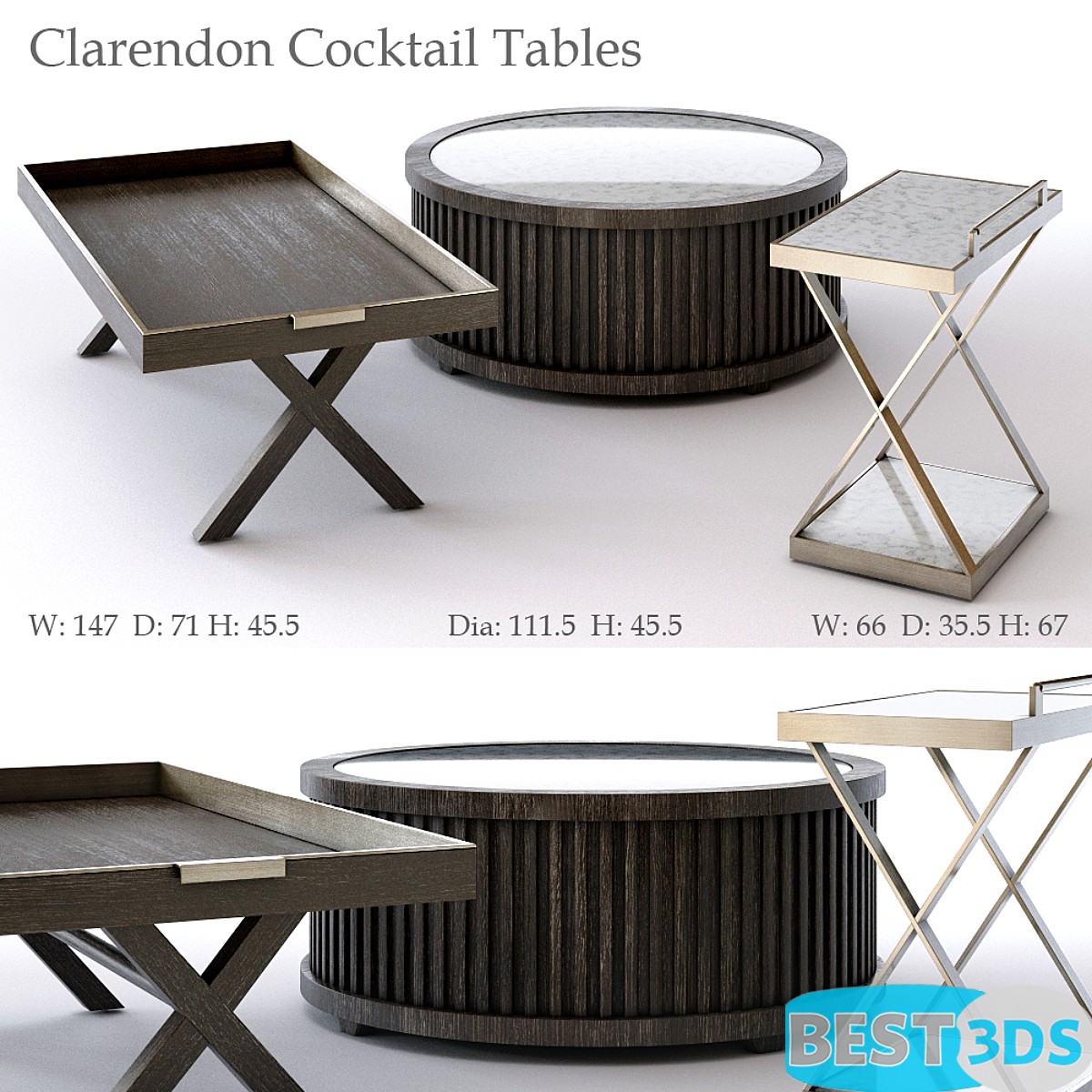 Pack model 3D- Tables – Image 23