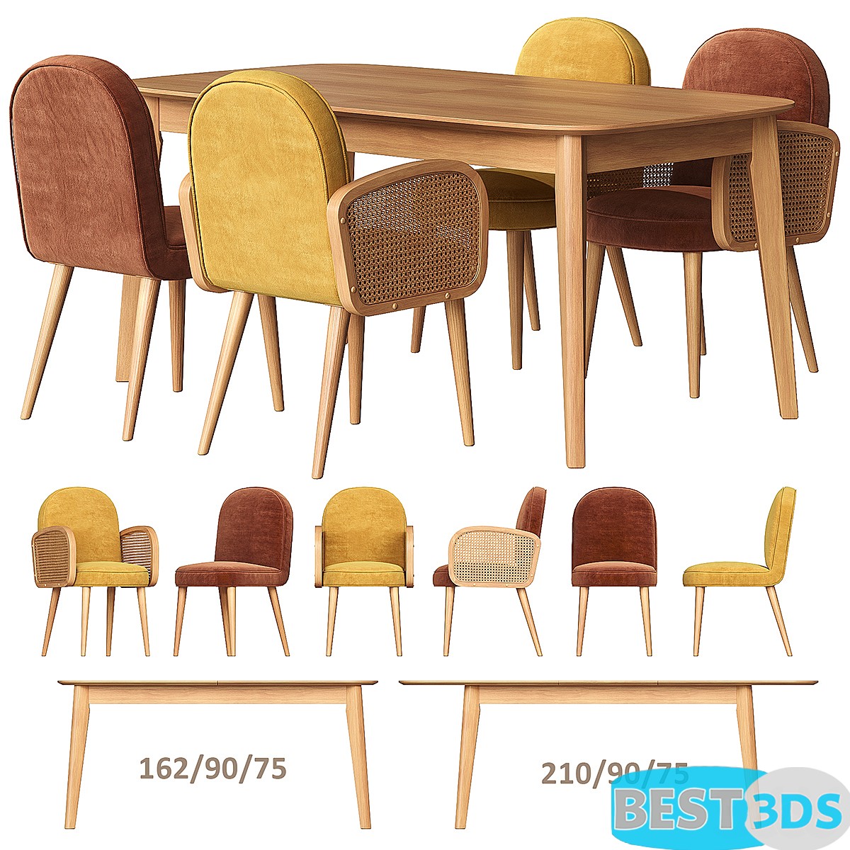Pack model 3D- Tables Et Chaises – Image 185
