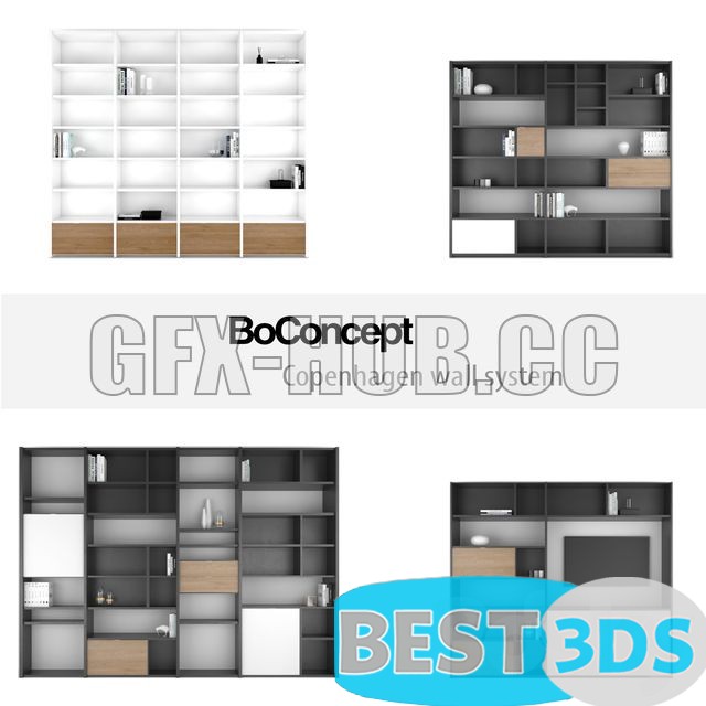 Pack model 3D- Ensemble décoratif – Image 14